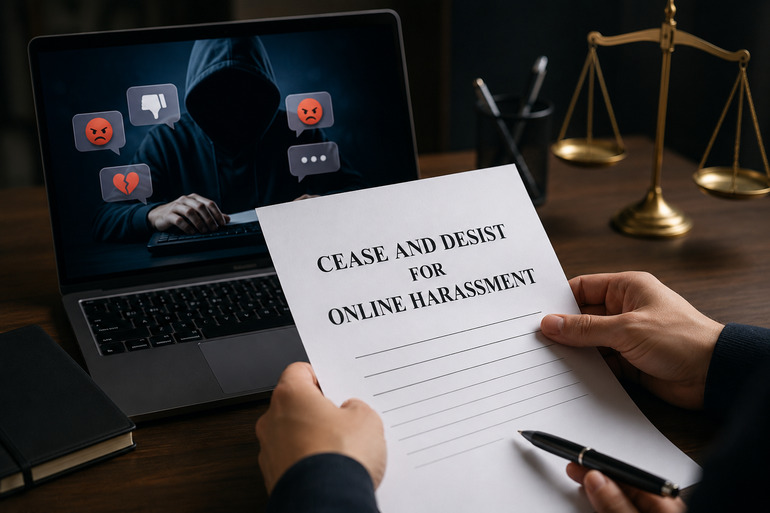 Sample Letters of Cease and Desist for Online Harassment