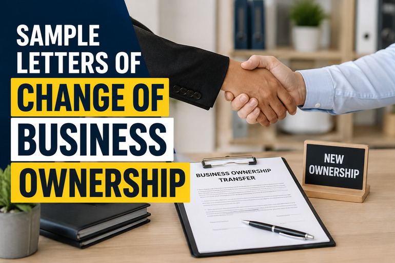 Sample Letters of Change of Business Ownership