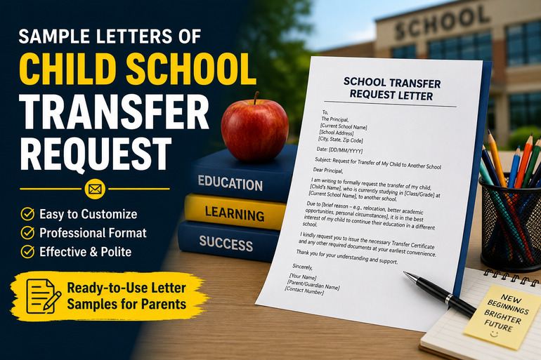 Sample Letters of Child School Transfer Request