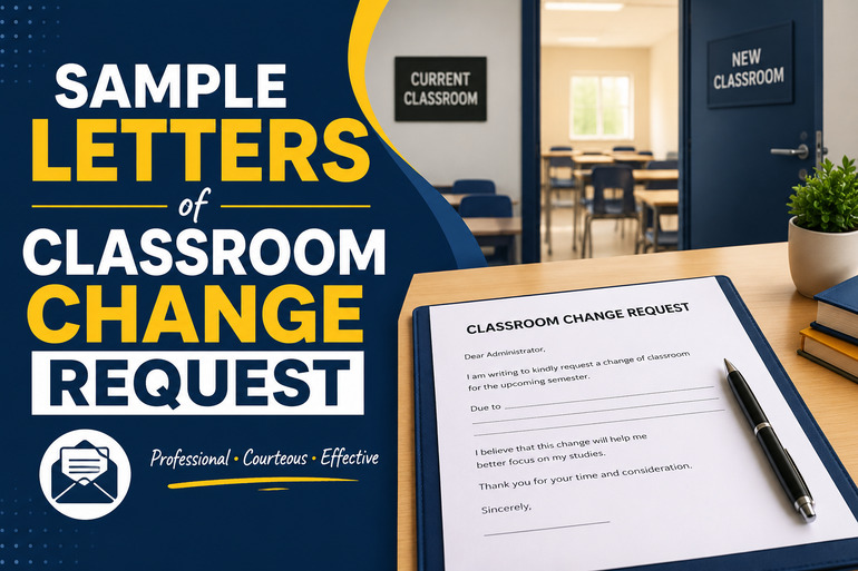 Sample Letters of Classroom Change Request