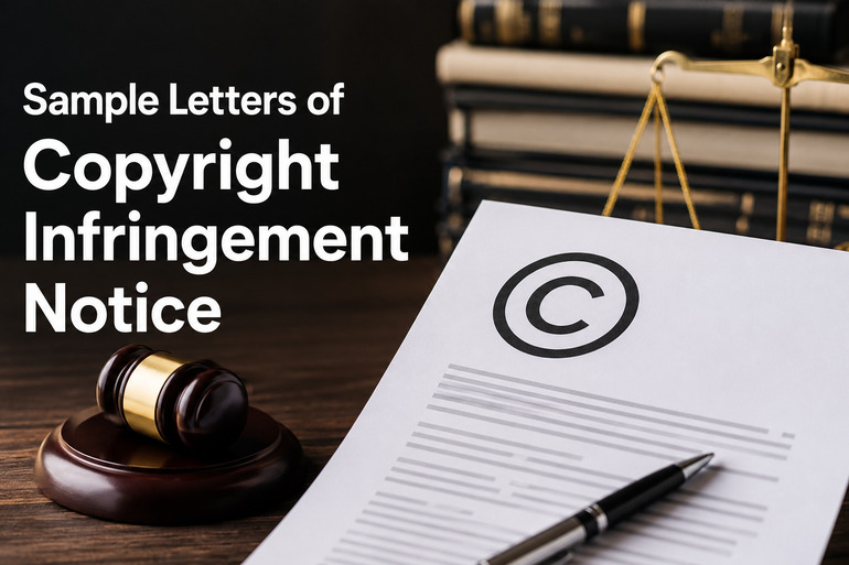 Sample Letters of Copyright Infringement Notice