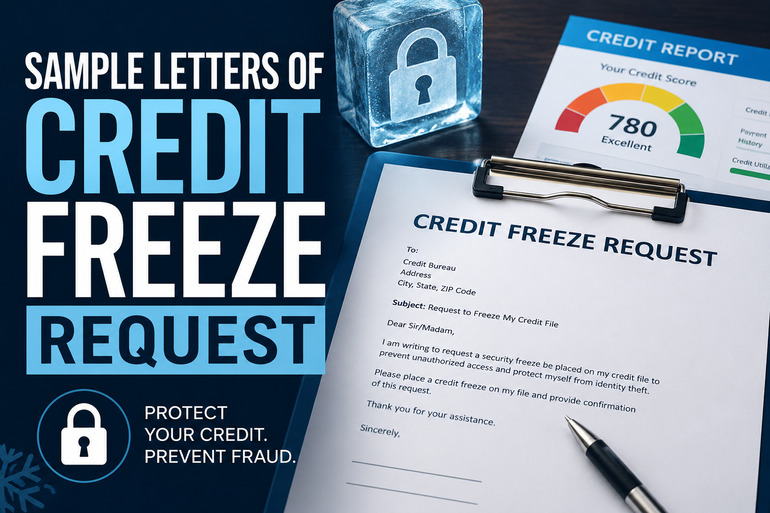 Sample Letters of Credit Freeze Request