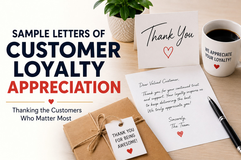 Sample Letters of Customer Loyalty Appreciation