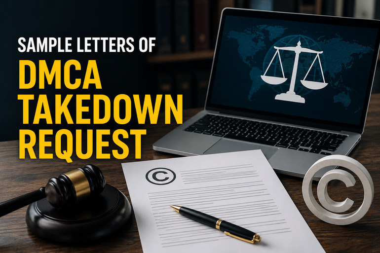  Sample Letters of DMCA Takedown Request
