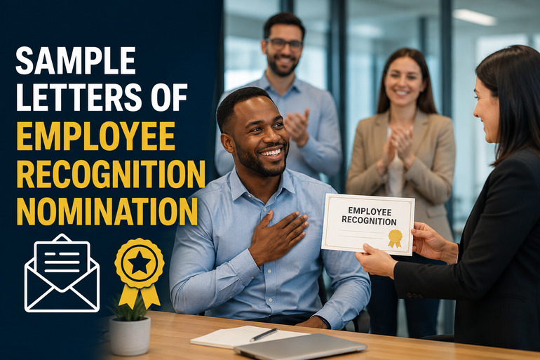 Sample Letters of Employee Recognition Nomination