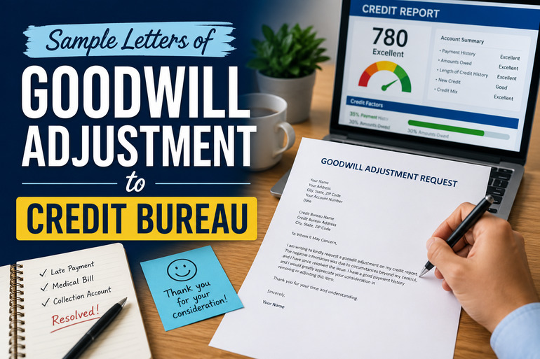 Sample Letters of Goodwill Adjustment to Credit Bureau