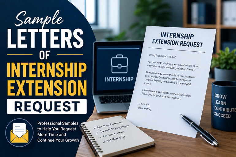 Sample Letters of Internship Extension Request