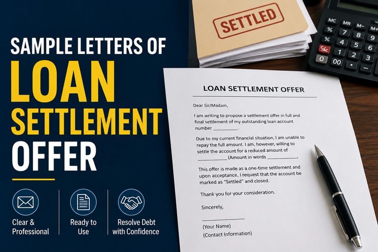 Sample Letters of Loan Settlement Offer