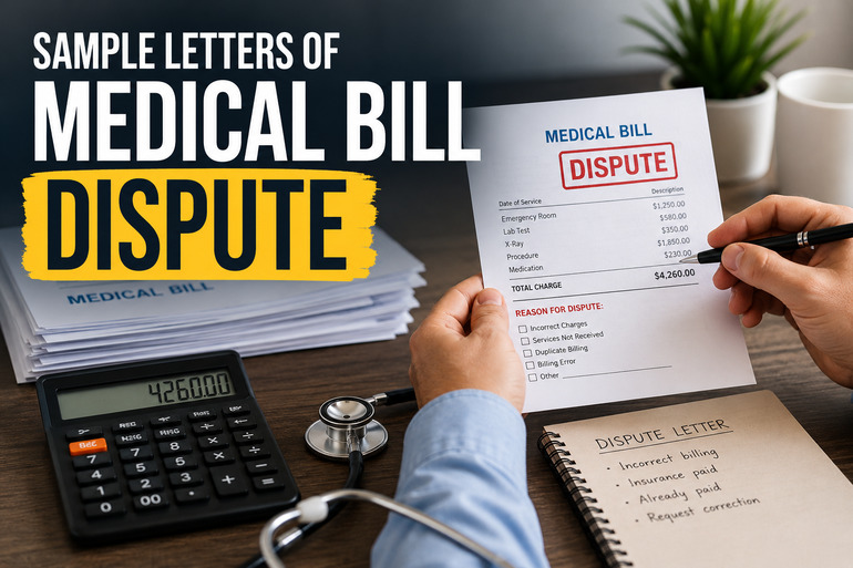 Sample Letters of Medical Bill Dispute
