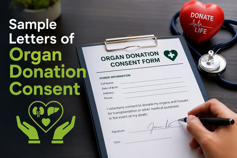 Sample Letters of Organ Donation Consent